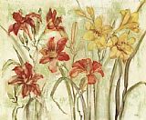 Cheri Blum Day Lily Garden painting
